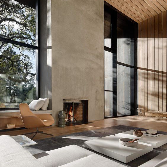 Wood and Concrete: A Perfect Marriage of Natural Tones and Textures